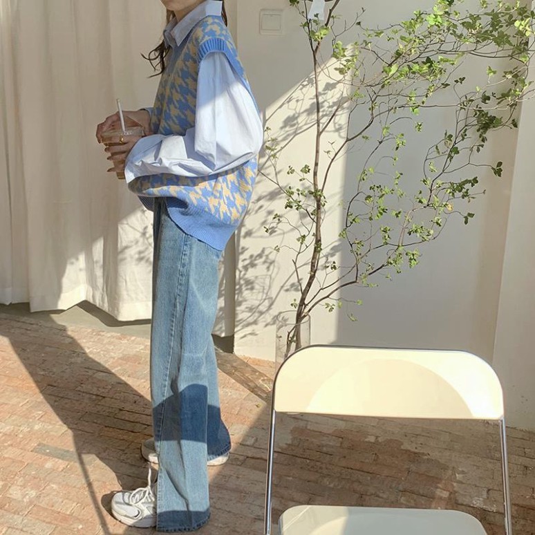 Áo Gile Nữ, Áo Len Gile Cao Cấp Kiểu Dáng Hàn Quốc Siêu Mềm Thời Trang Hót Trend | BigBuy360 - bigbuy360.vn