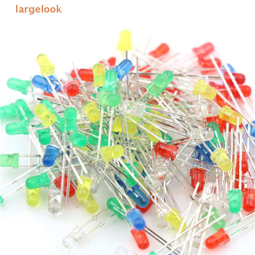 Set 100 Đèn LED Diode 3mm 20mA 2Pin Chuyên Dụng