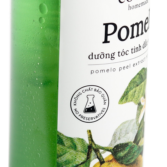 Pomelo xịt dưỡng tóc tinh dầu vỏ bưởi cocoon (130ml)