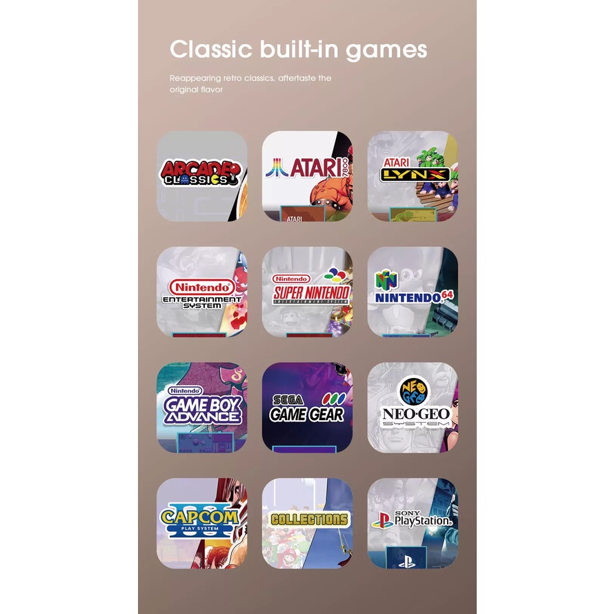 GAMEBOX G7 128GB Máy chơi game kiêm đầu phát Android TiVi Box