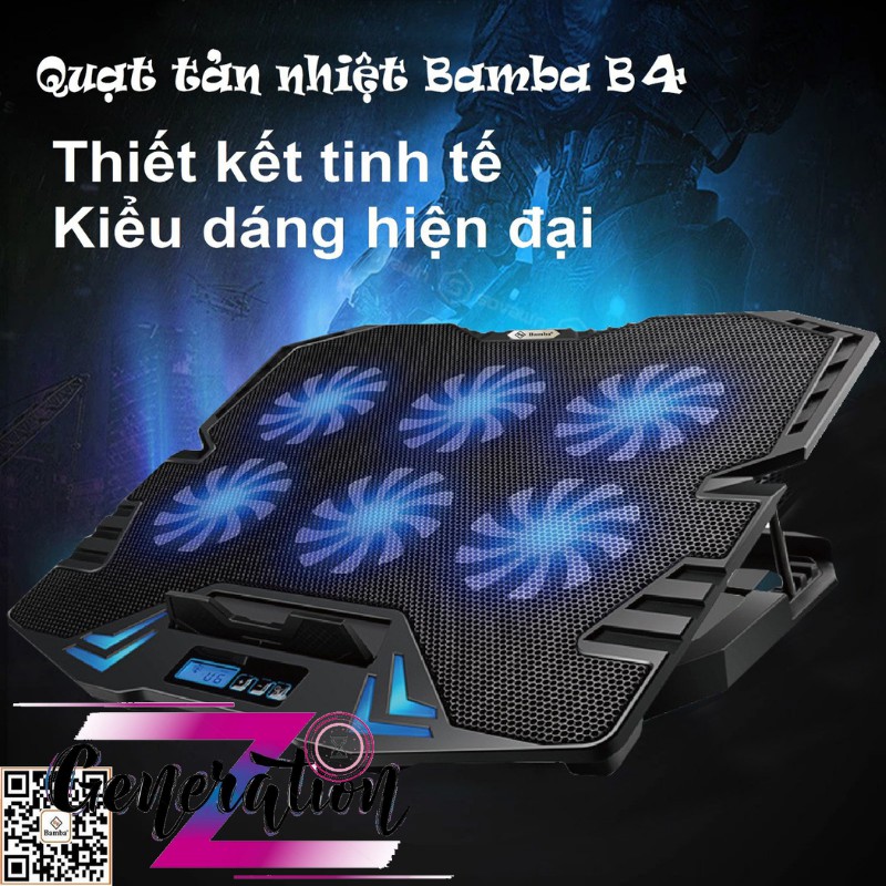 Đế tản nhiệt laptop BAMBA B4