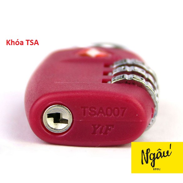 Khóa Số Mini Có Ổ Khóa TSA Thích Hợp Cho Vali, Túi Xách, Balo, Tủ Cá Nhân