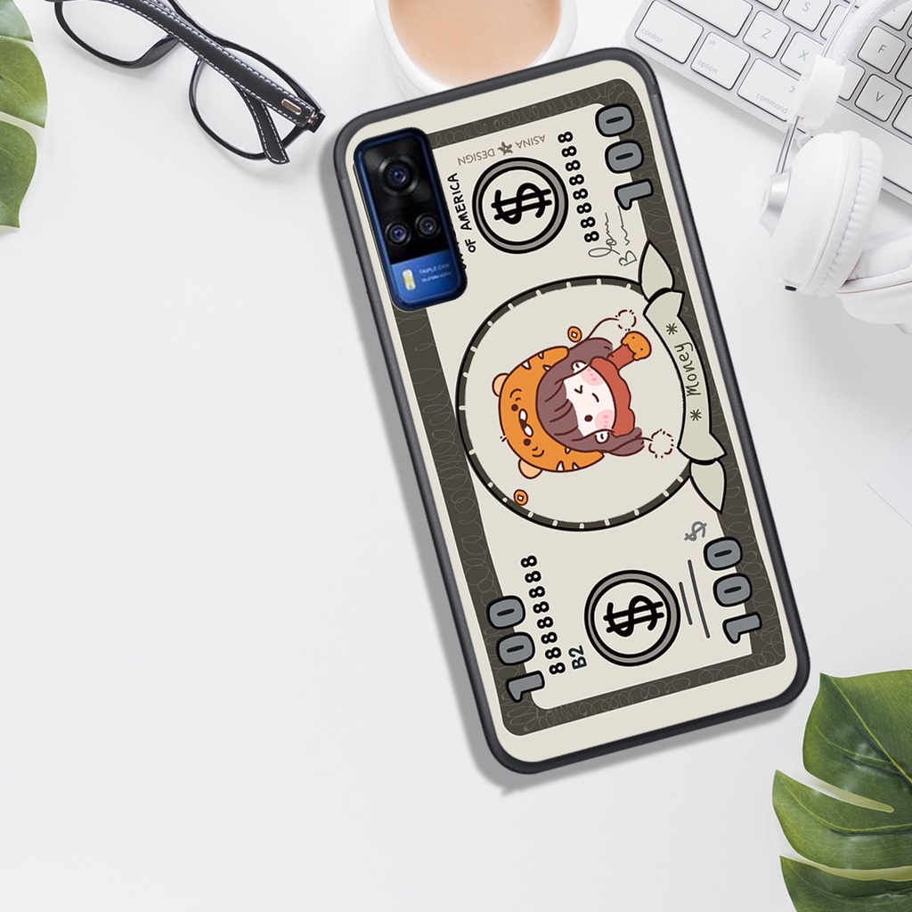 Ốp Lưng VIVO Y12S - Y20 - Y20S - Y51 2020 - Y53S - Y72     , In Hình CHIBI Dol-ar bao đẹp, nghộ nghĩnh.