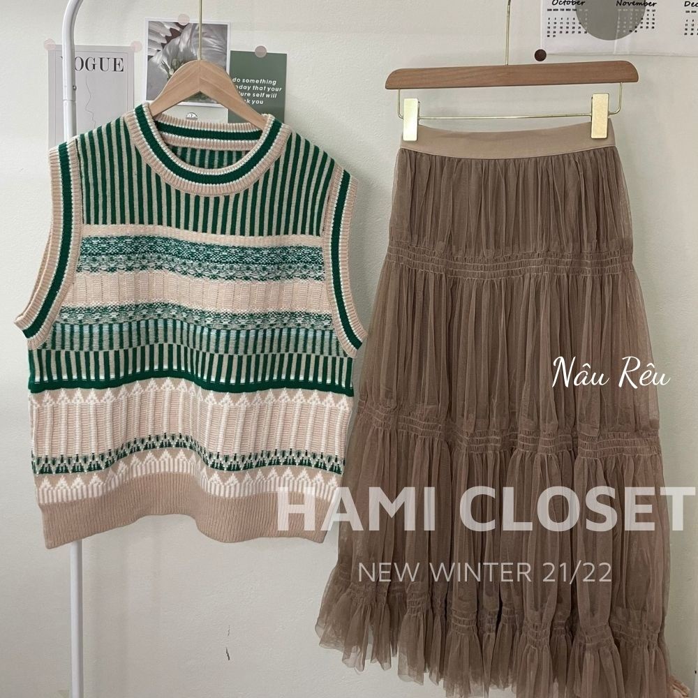 Chân váy voan dáng dài xoè xếp li chun dáng phong cách hàn quốc ( Nhiều màu) mã CVD09 | BigBuy360 - bigbuy360.vn