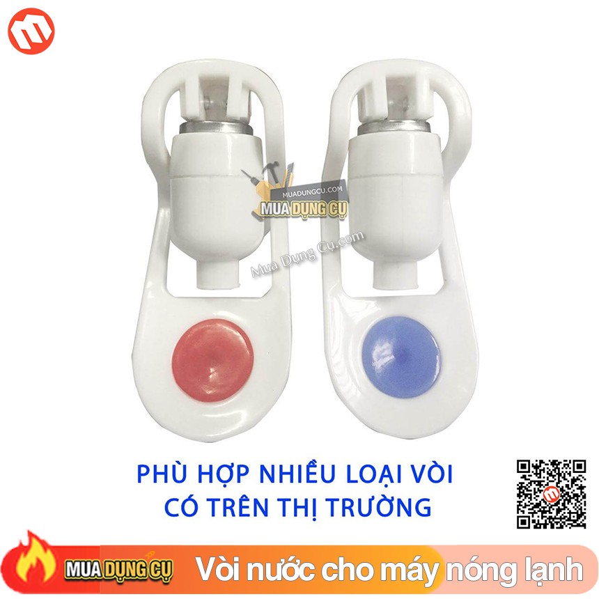 Vòi cho cây nước nóng lạnh - 2 vòi thay thế bình nước nóng lạnh (Loại Tốt)