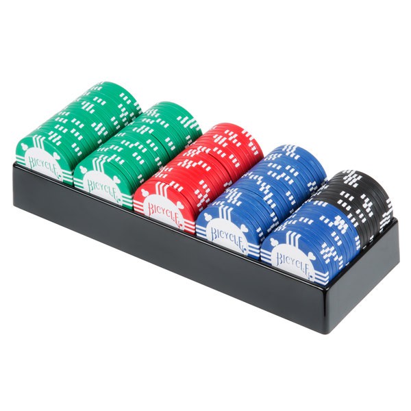 Poker Chip - Phụ kiện Bicycle Clay Poker Chip Set: 100 Count [Hàng Mỹ]