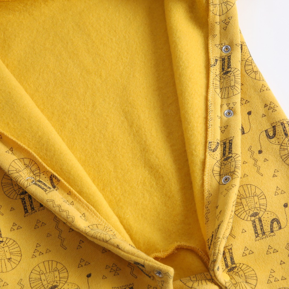 Áo Liền Quần Sanlutoz In Hình Động Vật Màu Vàng