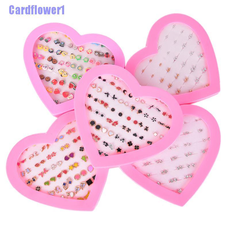 Khuyên Tai Đất Sét Hình Trái Cây / Hoa / Trái Cây Nhiều Kiểu Dáng