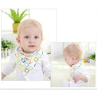 Sét 5 khăn tam giác, khăn quàng cổ, yếm cotton cao cấp dành cho bé