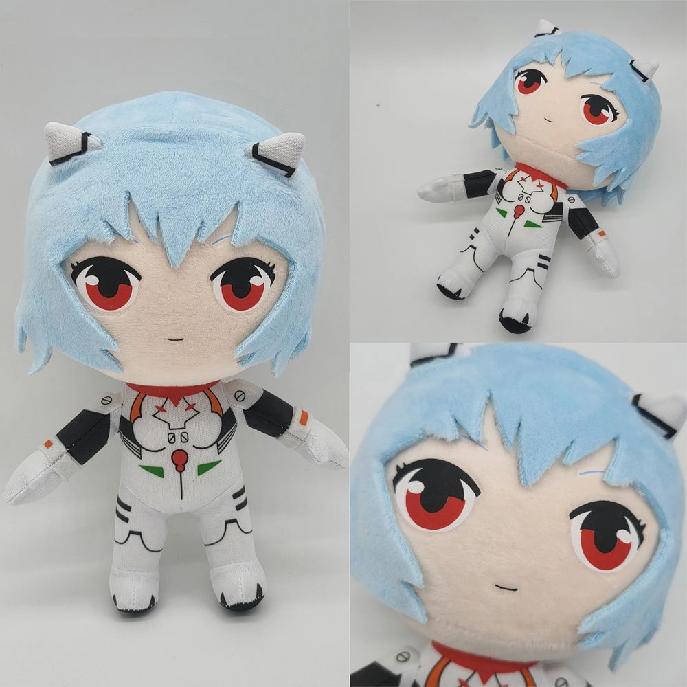 YIYU Thú Nhồi Bông Hình Nhân Vật Ayanami Rei Evangelion 20cm