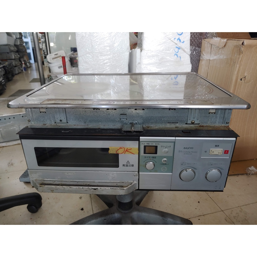 Bếp từ nội địa Nhật Sanyo TIHY-B3K3GR 000918 3KW + 3KW - chưa vệ sinh - Bh 1 tháng - giá 3,2 triệu