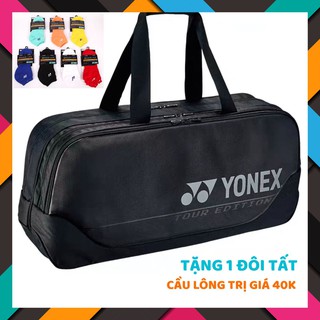 [TẶNG TẤT] Túi vợt thể thao cầu lông Yonex BAG 92031 Đen chuyên dụng, thiết kế rộng rãi, nhiều màu sắc