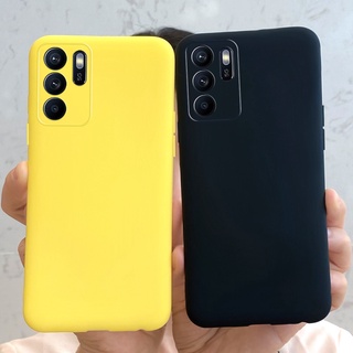 Ốp Điện Thoại Silicon Mềm Mỏng Màu Kẹo Cho OPPO Reno6 Z 5G Reno6 Z 6Z Reno6Z 5G