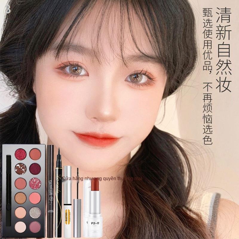 ✚△❀Trọn bộ mỹ phẩm, trang điểm dành cho nữ sinh viên, người mới bắt đầu không thấm nước và chống mồ hôi, làm quen nhẹ kế | BigBuy360 - bigbuy360.vn