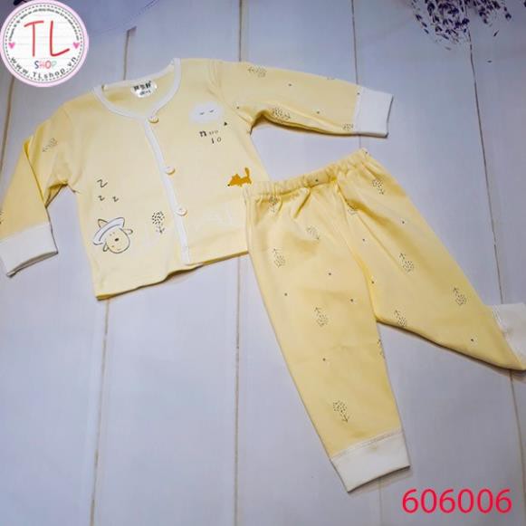 Thời Trang Trẻ Em -Đồ bộ họa tiết tay dài có viền – Quần Áo Bé Trai - Bộ Bé Trai - Quần Áo Bé Gái - Bộ Bé