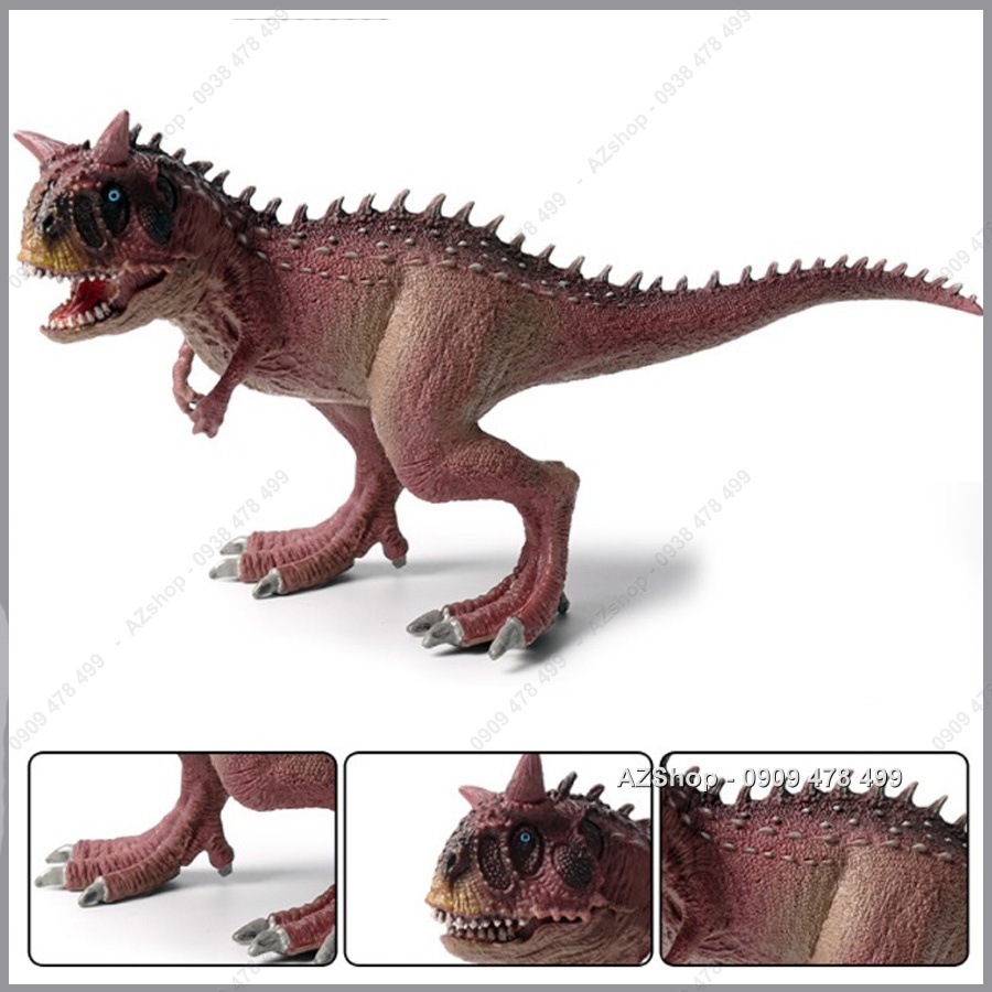 Mô Hình Khủng Long Ác Quỷ 2 Sừng Carnotaurus - Đỏ - Cao 12cm - 7722 1