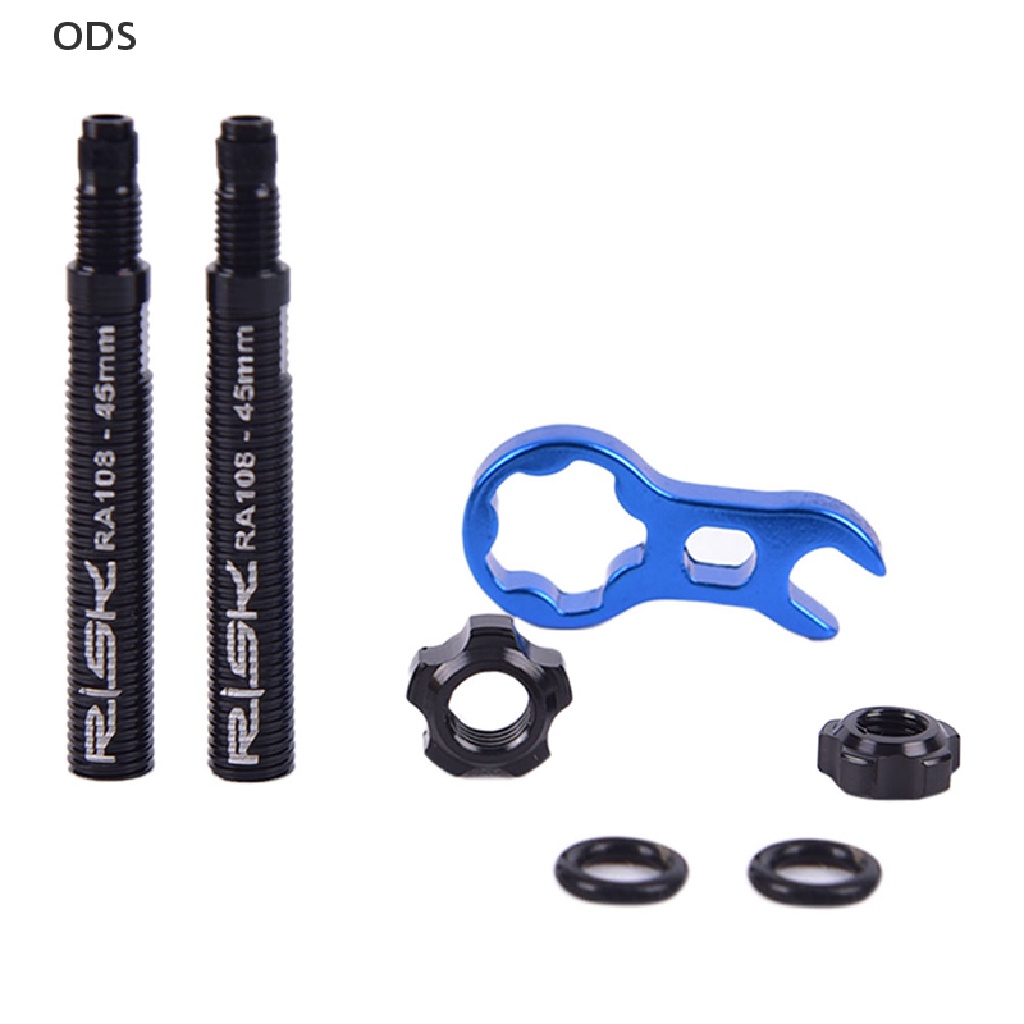 2 Ống Nối Dài Van Xe Đạp Kèm Cờ Lê