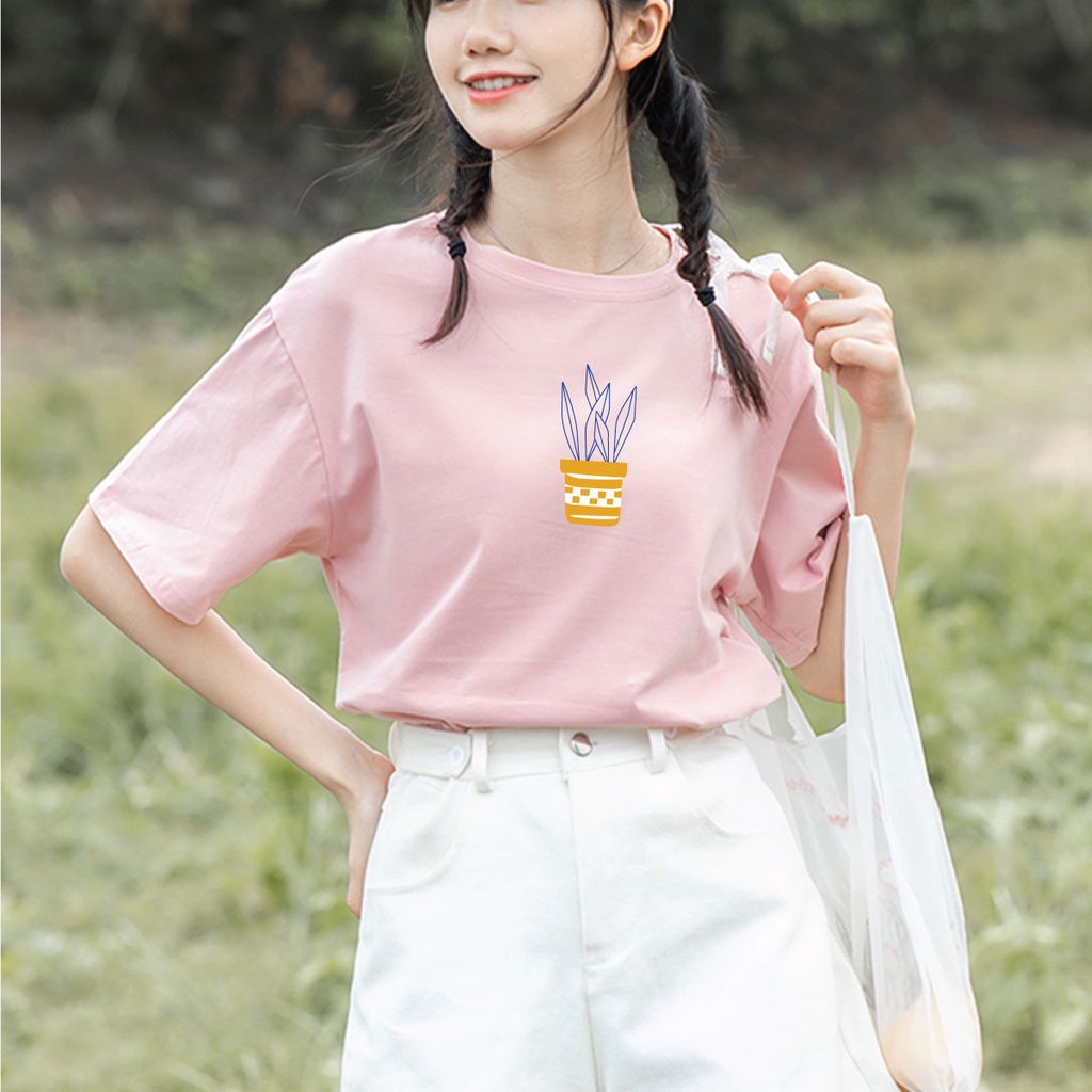 Áo Thun Nữ Chậu Hoa KENA KAT-133