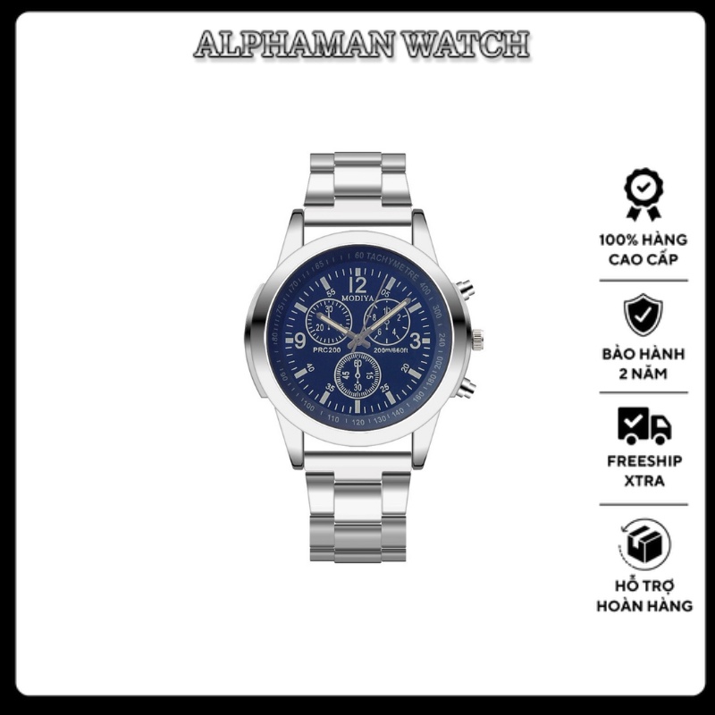 Đồng Hồ Nam C.M.K Phiên Bản 2021 Dây Kim Loại Sang Trọng A26 - Alphaman Watch