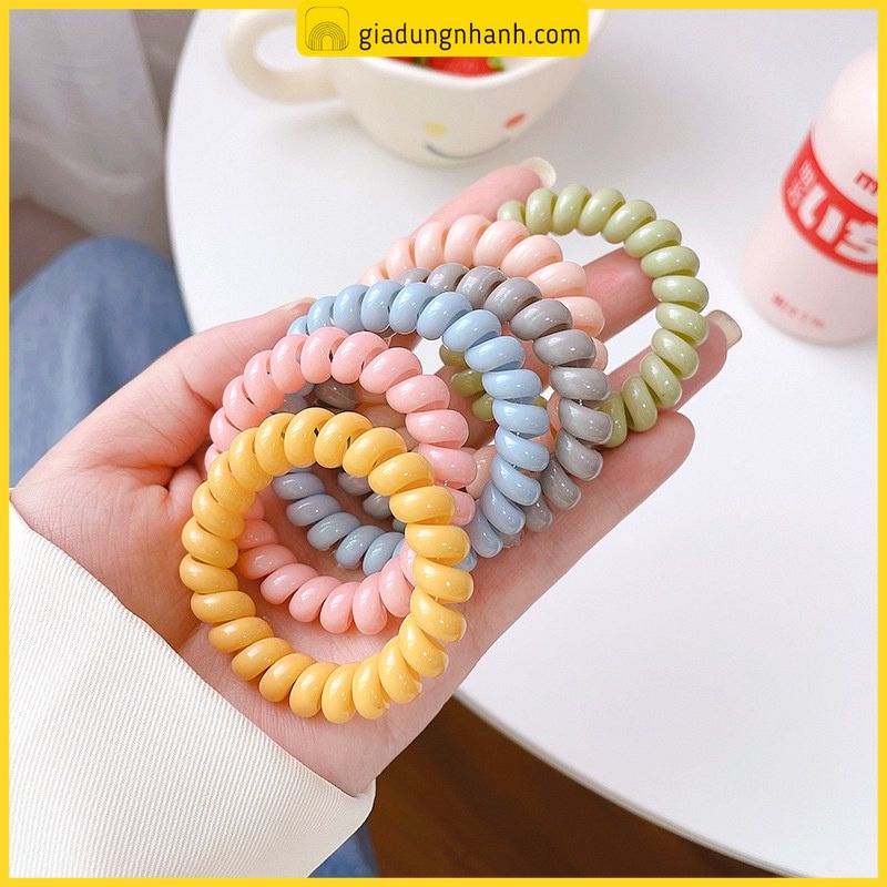 [VIP] Set 9 Dây Buộc Tóc Lò Xo Xinh Xắn Dành Cho Nữ