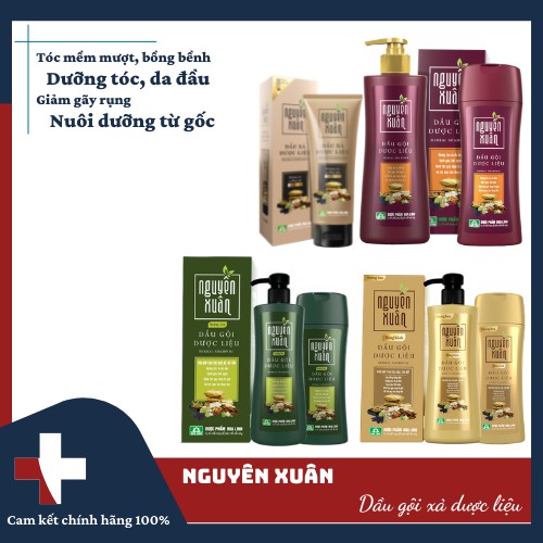 DẦU GỘI DƯỢC LIỆU NGUYÊN XUÂN - DƯỠNG TÓC VÀ DA ĐẦU