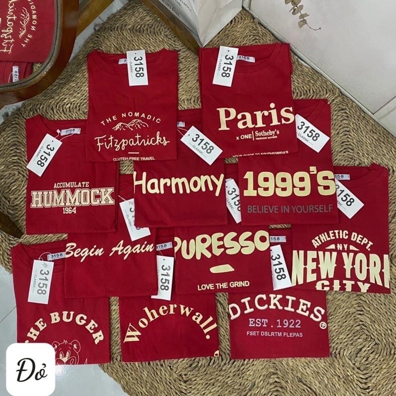 Áo thun 3158 Quảng Châu cotton khô CHỌN MÀU KHÔNG CHỌN MẪU