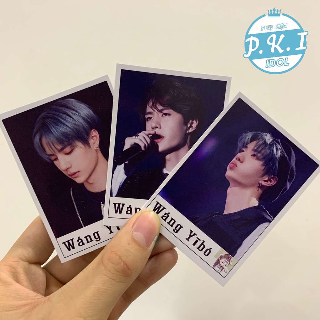 Sưu Tầm Bộ Lomo Card Đỉnh Lưu Vương Nhất Bác - Tặng Kèm Sheet Đựng Card