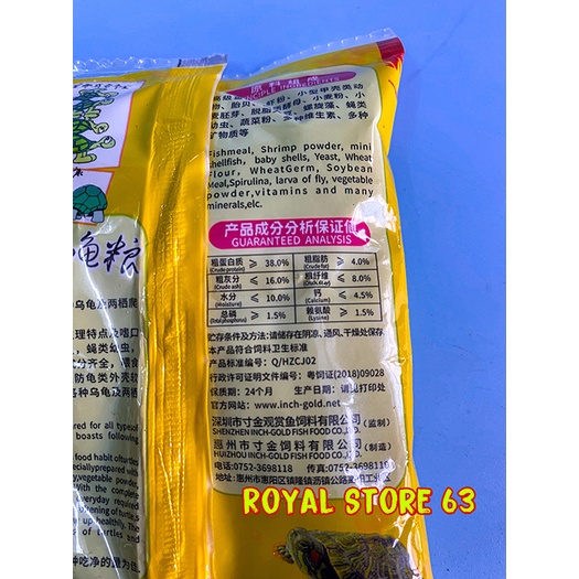 Thức ăn cho Rùa, Baba Inch Gold gói 40gram