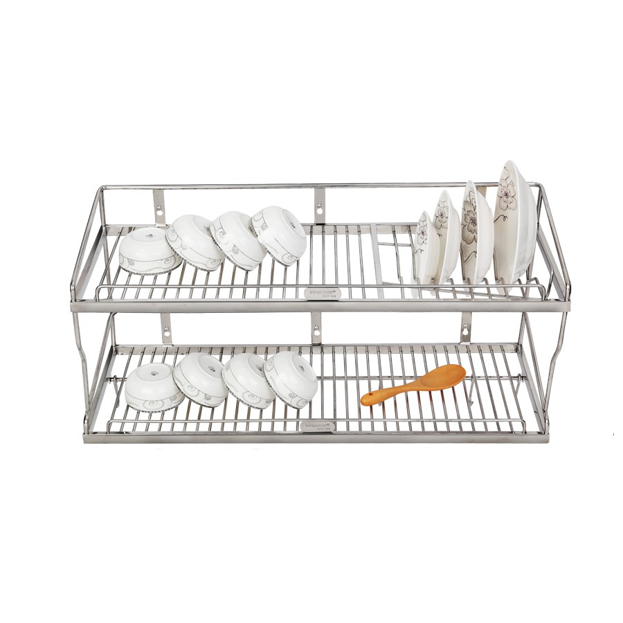 Kệ sóng chén TOVASHU 2 tầng bắt vít inox 304 304-X2