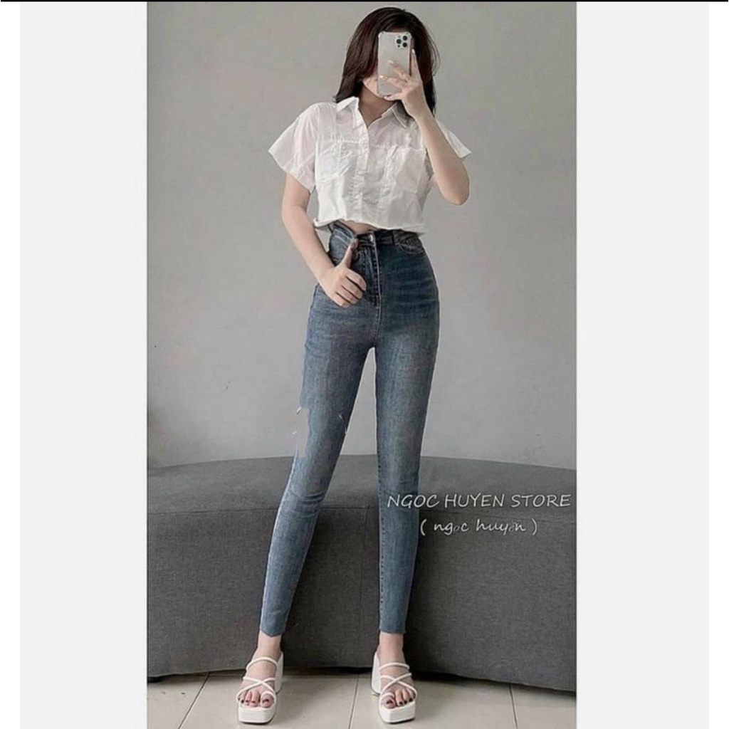 QUẦN JEAN XANH ZZ SKINNY CODE 002