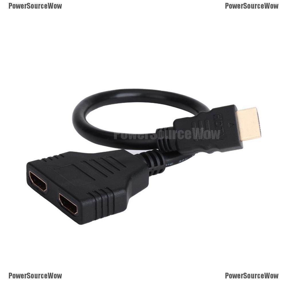 Cáp Chuyển Đổi Hdmi 1080p Sang 2 Đầu Âm