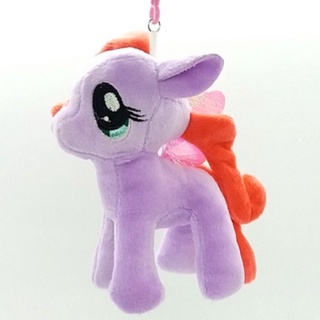 Móc khoá gấu bông pony màu tím