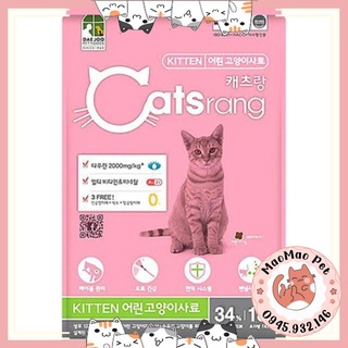 💟 [ HÀNG GIÁ RẺ ] 💕 [Gói 1.5kg] Hạt Catsrang - Thức ăn hạt cho mèo con kitten 3-12 tháng - Túi 1,5kg 🐱