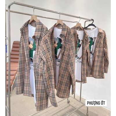 Sét bộ Sơ mi BB kèm phông cá tính