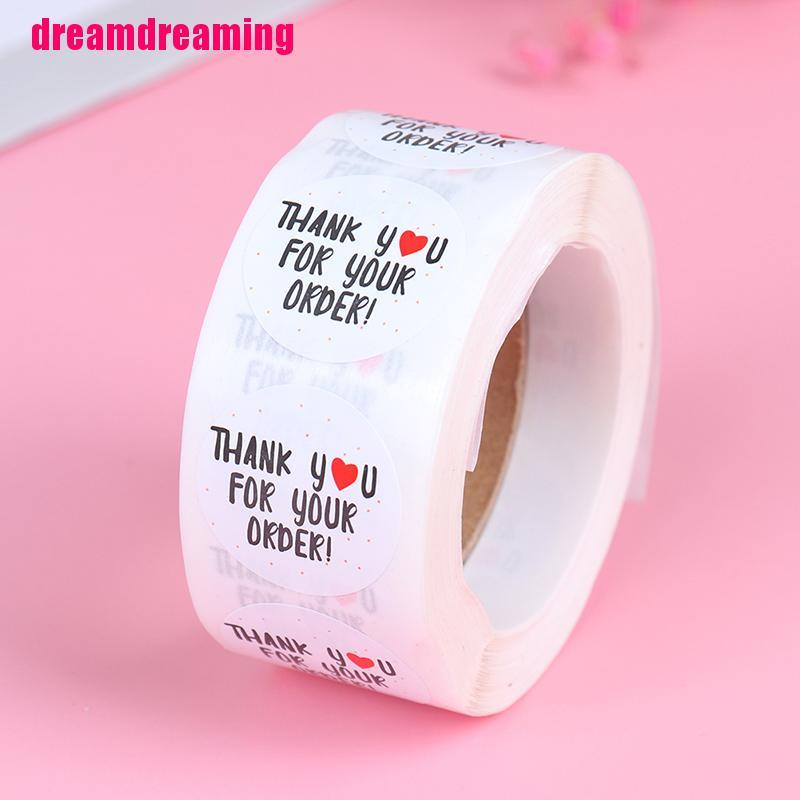500 Miếng Dán In Chữ Thank You For Your