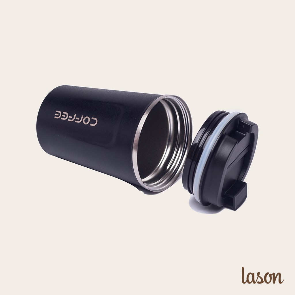 Cốc giữ nhiệt Coffee Holic 01 Lason chống tràn, ly giữ đá, ly nước, cốc đựng nước, 8 tiếng không tan hết đá | BigBuy360 - bigbuy360.vn