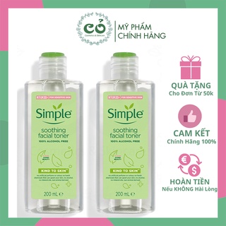 Nước hoa hồng Simple Kind to Skin Soothing Facial Toner