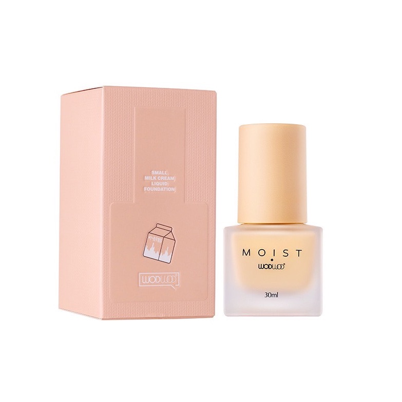 Kem Nền Wodwod Small Milk Cream Liquid Foundation 30ml-Hộp Sữa