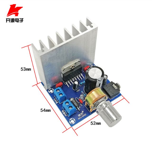 Mạch TDA7377 khuếch đại âm thanh 2.0