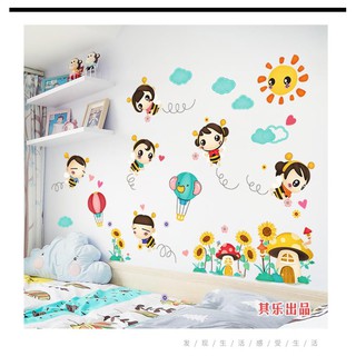 Decal Dán Tường Hình Con Ong
