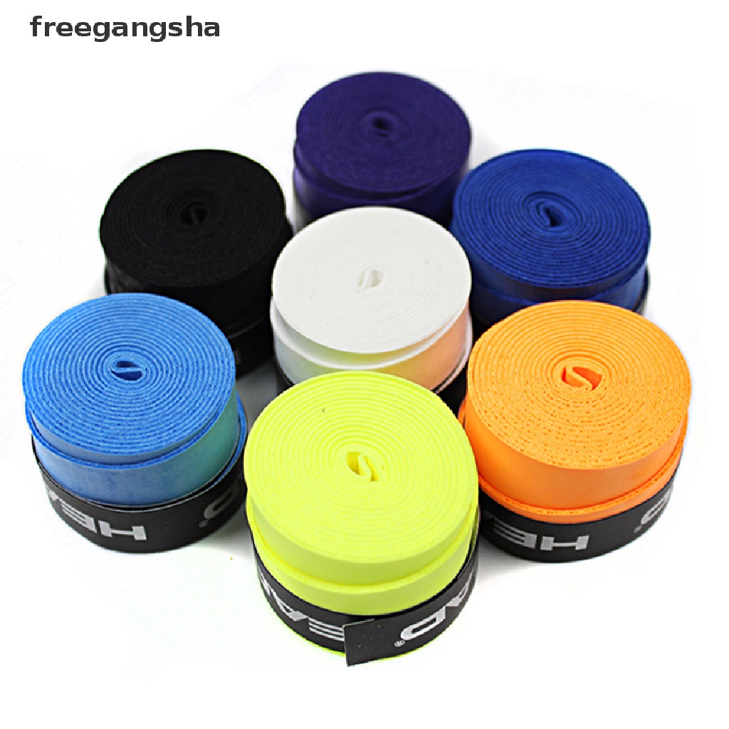 [FREG] 10Pcs HEAD Tennis Overgrip Tennis Racket PU Anti-skid Sweatband Absorbed Wrap FDH
