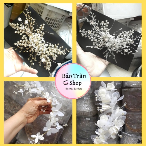 Cài Tóc Pha Lê Cô Dâu Cao Cấp