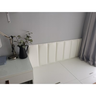 Tấm nệm da dán tường màu trơn trang  trí nhà cửa phòng khách phòng ngủ đầu giường độ dày 3cm chính hãng