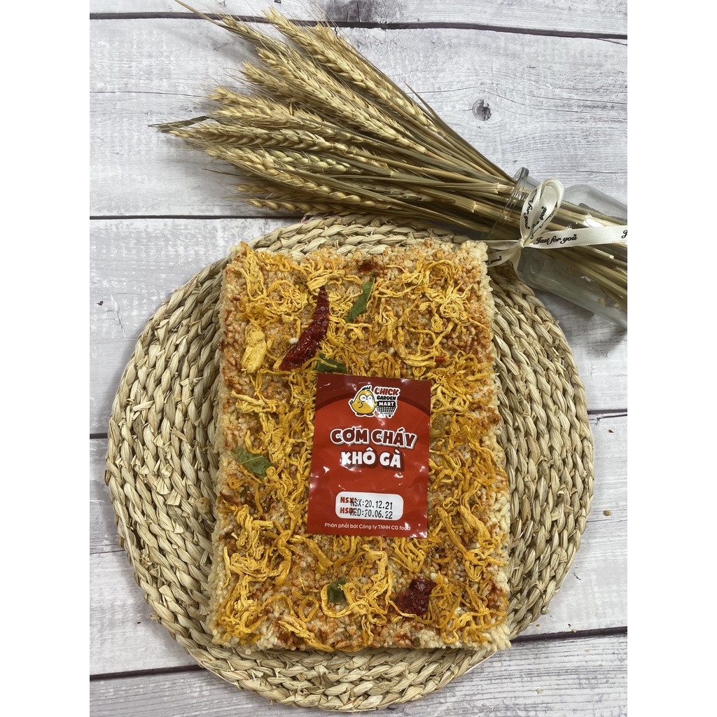 [Rẻ Vô Địch] Cơm Cháy Gà Bơ Tỏi Heo Cháy Tỏi Mix Vị - Chick Garden