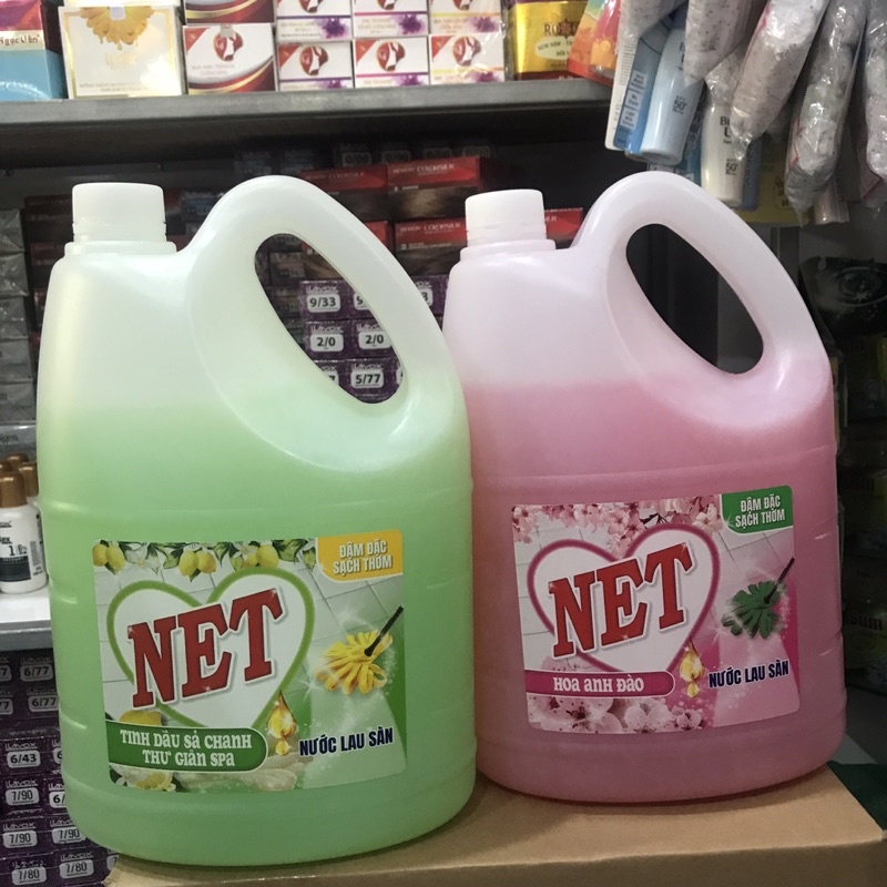 Nước Lau Sàn NET Đậm Đặc Sạch Thơm 3,8kg