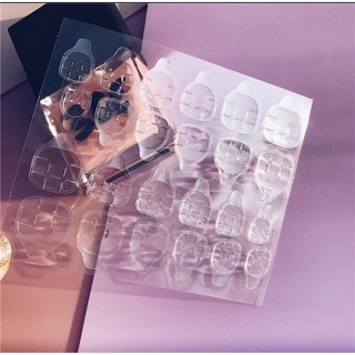 Miếng dán móng tay Silicon, Miếng dán Nailbox 24 Miếng