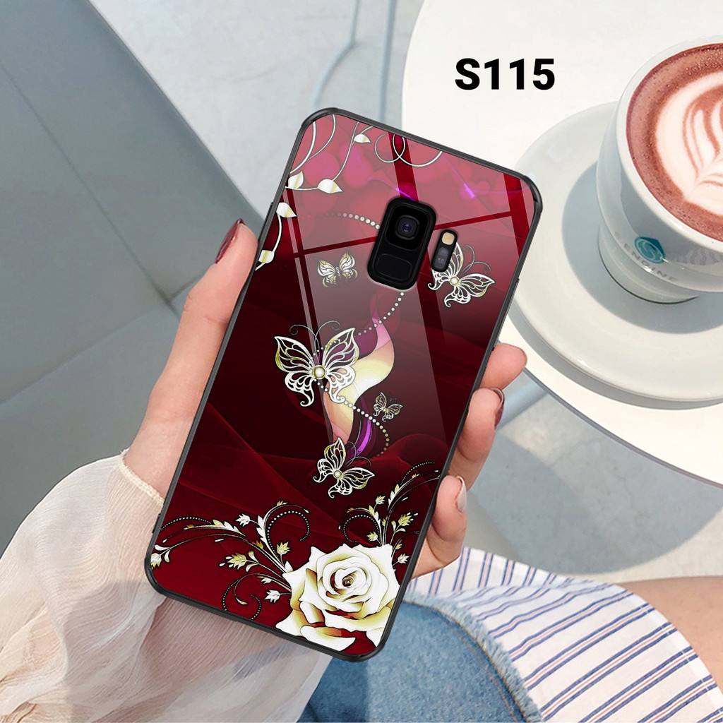 [Freeship toàn quốc từ 50k] Ốp lưng kính cường lực Samsung Galaxy S8/ S8 Plus/ S9/ S9 Plus in hình hoa sang trọng | BigBuy360 - bigbuy360.vn