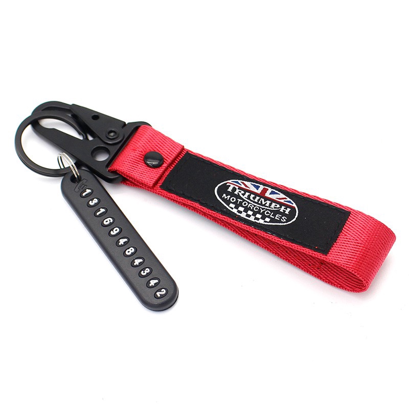 Set móc khóa và dây đai tiện lợi dành cho xe mô tô Triumph