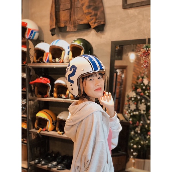 Nón bảo hiểm Kraft Helmet - 22 - Vintage motocycle