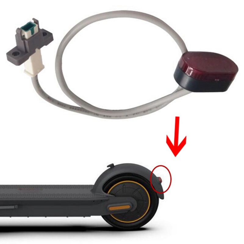 Đèn cảnh báo đuôi xe tay ga điện Đèn LED phía sau cho Ninebot MAX G30